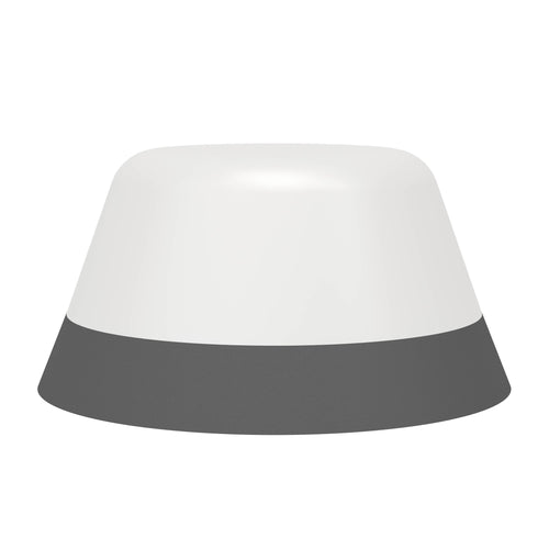 EGLO tafellamp Meggiano - draadloos - 32 cm - grijs/wit