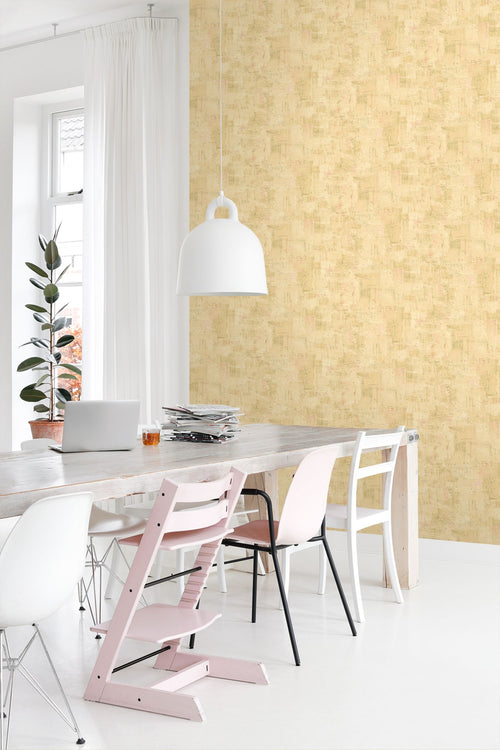 ESTAhome behang schilderachtige structuur warm beige - 50 x 900 cm - 131841