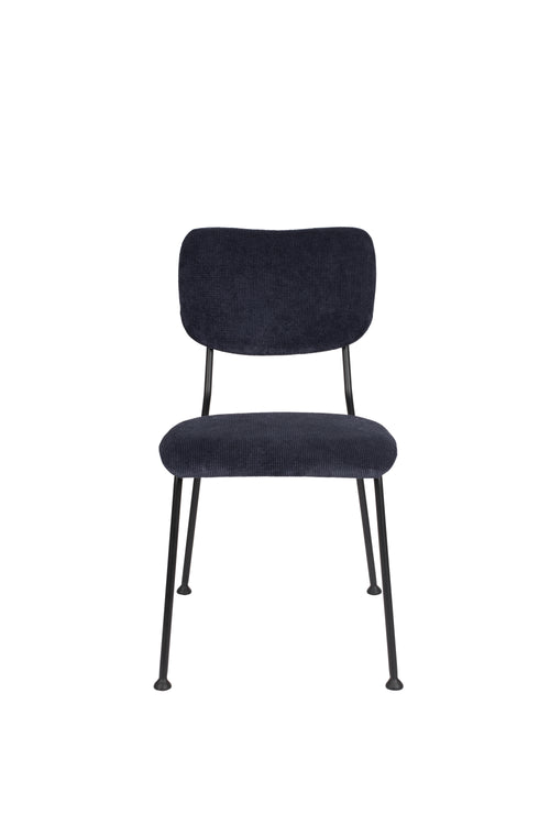 Zuiver Benson Stoel Donkerblauw - Set van 2 - vtwonen shop