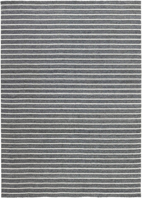 Laagpolig vloerkleed MOMO Rugs Nouveau Stripes Dark Grey 140x200 cm - vtwonen shop