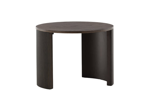 Rebellenclub Salontafel Tondor - Ø60 cm-  Walnoot - vtwonen shop