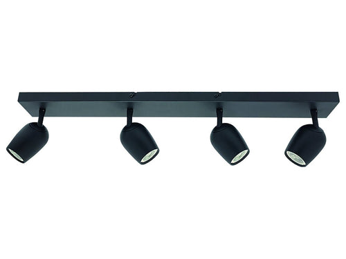 Freelight spot Trova - 4 lichts - 75  x 16   cm - zwart - vtwonen shop