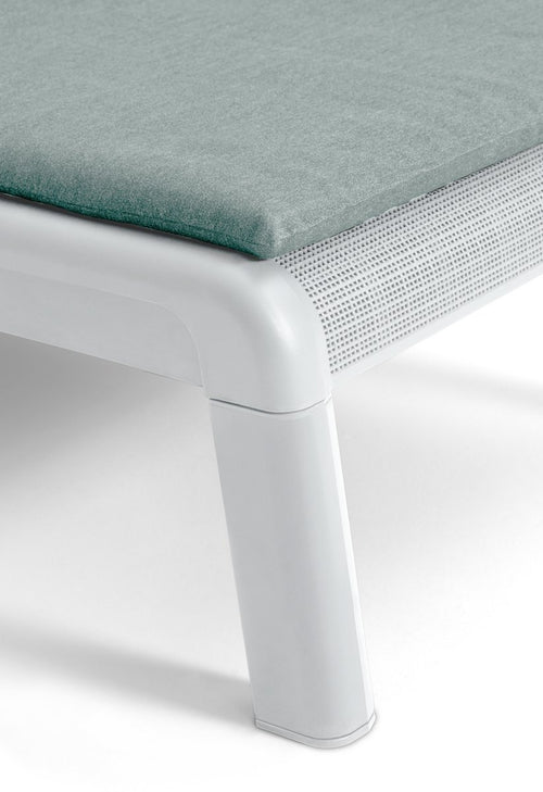 Keter Mallorca Ligbed - inclusief kussen - 187.5x58x29cm - Wit