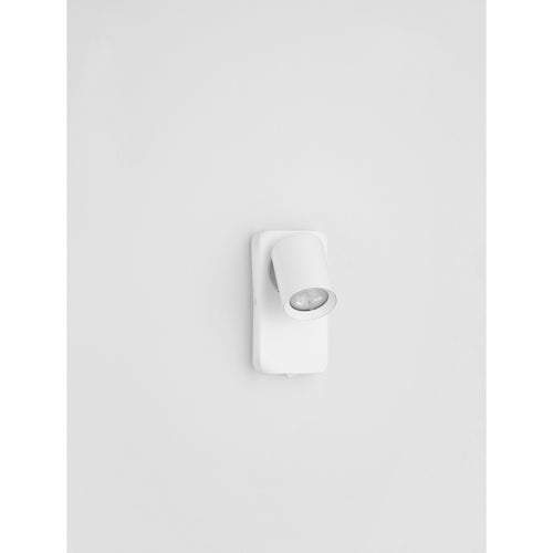 Nova Luce COSMINA Leeslamp voor aan de muur, zandwit, GU10 fitting, 1x10W, aan/uit-schakelaar.