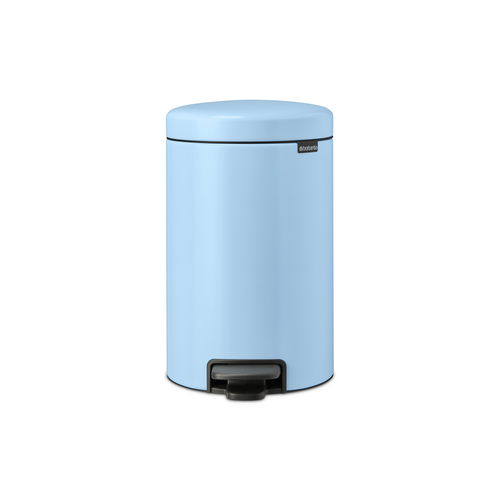 Brabantia NewIcon Pedaalemmer, 12 liter, kunststof binnenemmer - Dreamy Blue