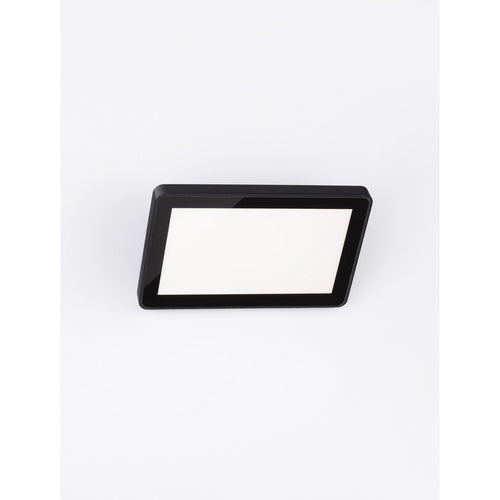 Merano Cleveland Buiten Moderne Wandlamp Sandy Zwart Aluminium, Glas Silicone Pakking LED 15W 496.9Lm 3000K IP65