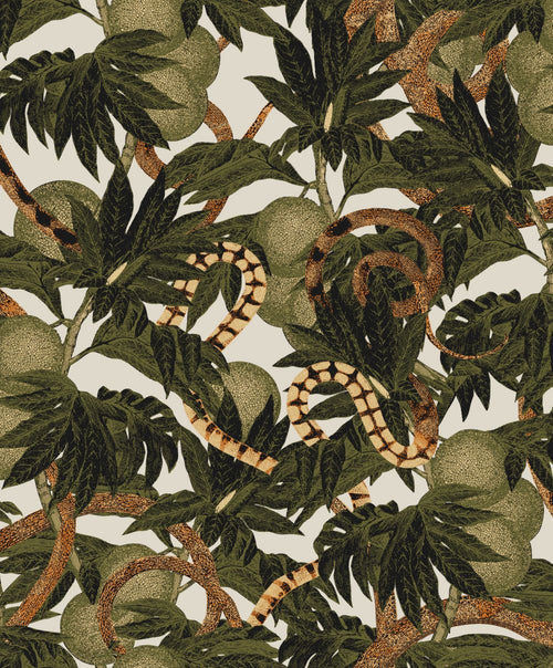 Masureel behang jungle-motief groen - 53 cm x 10.05 m - 630082 - vtwonen shop