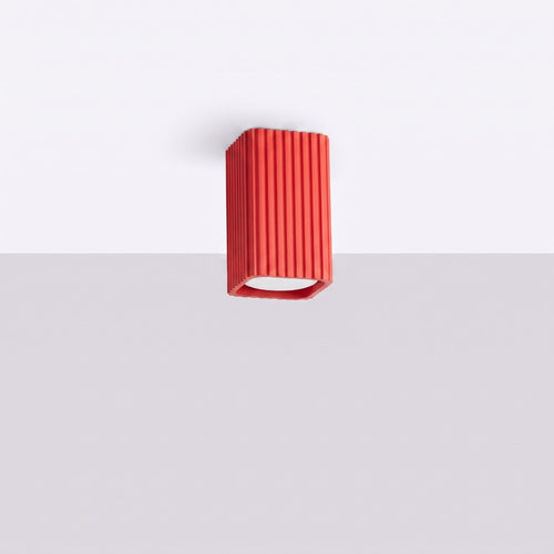 Sollux Lighting Plafondlamp RAYO 10 rood - 6x6x10cm