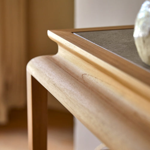 Tikamoon Consoletafel van massief teak 120 cm - Naturel - vtwonen shop