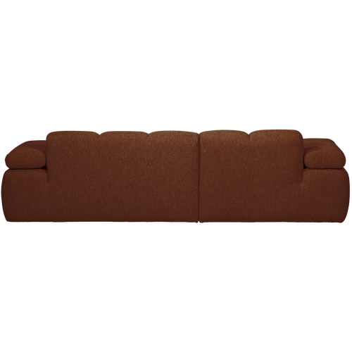 WOOOD chaise longue bank links Mojo - Bouclé - Roest Bruin Melange