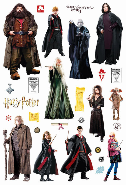 Sanders & Sanders muursticker Harry Potter grijs - 65 x 42.5 cm - 601346