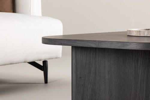 BRAM  salontafel Norrtalje - zwart - 130 x 65 cm