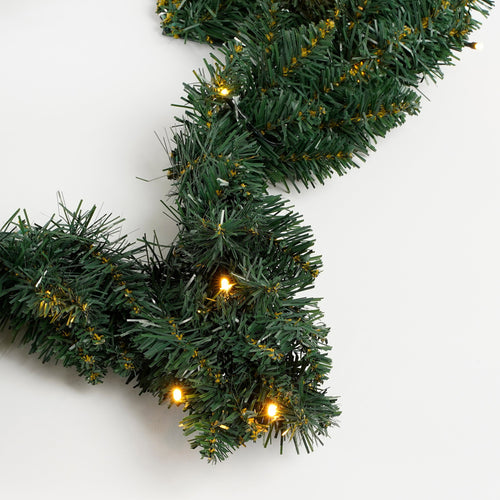 Black Box Trees Kerstkrans Ster met LED Verlichting - Ø60 cm - Groen - vtwonen shop