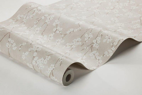 Borastapeter behang bloesemtak beige - 53 cm x 10.05 m - 660357 - vtwonen shop
