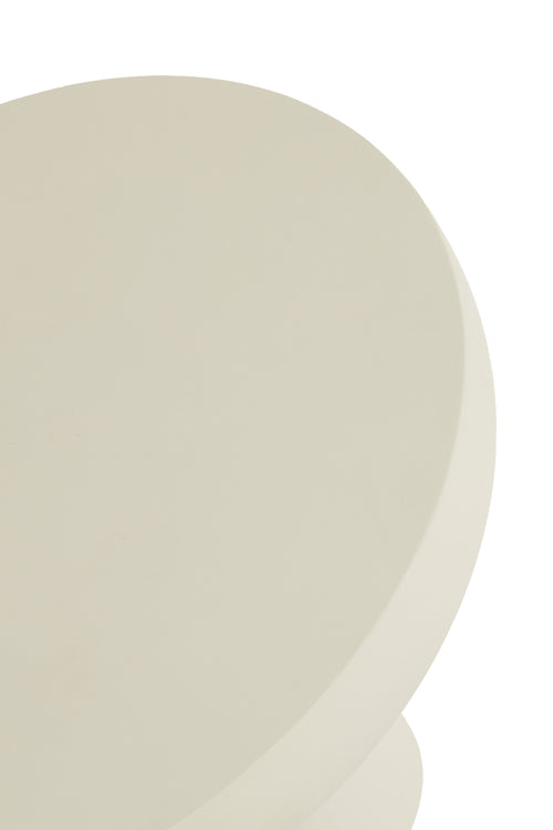 Light & Living salontafel MIZUHO - Ø70x35cm - wit - vtwonen shop