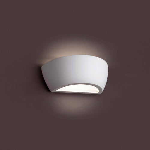 Faro Cheras-2 - 1 Light Indoor Wandlamp Wit Gips