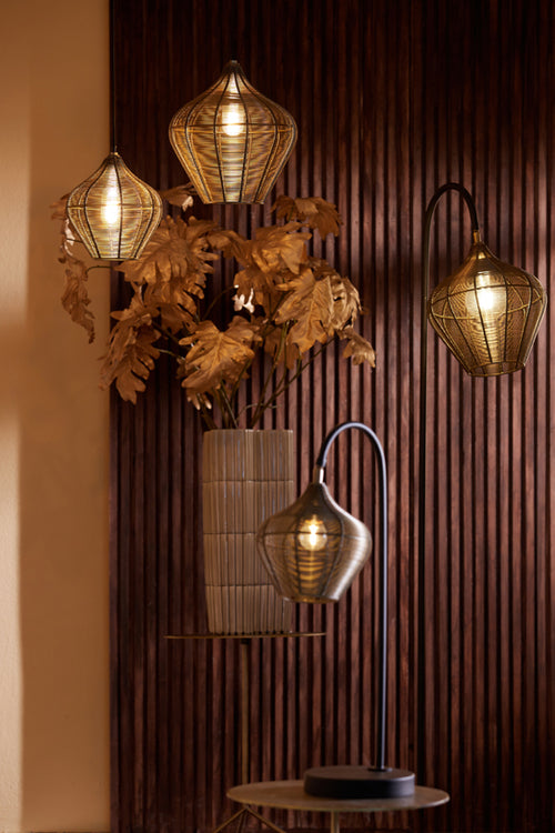 Light & Living hanglamp ALVARO - Ø20x22cm - brons
