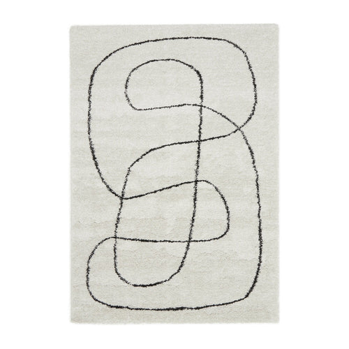 AFK Living vloerkleed Serenity - shaggy - beige - 120 x 170 cm