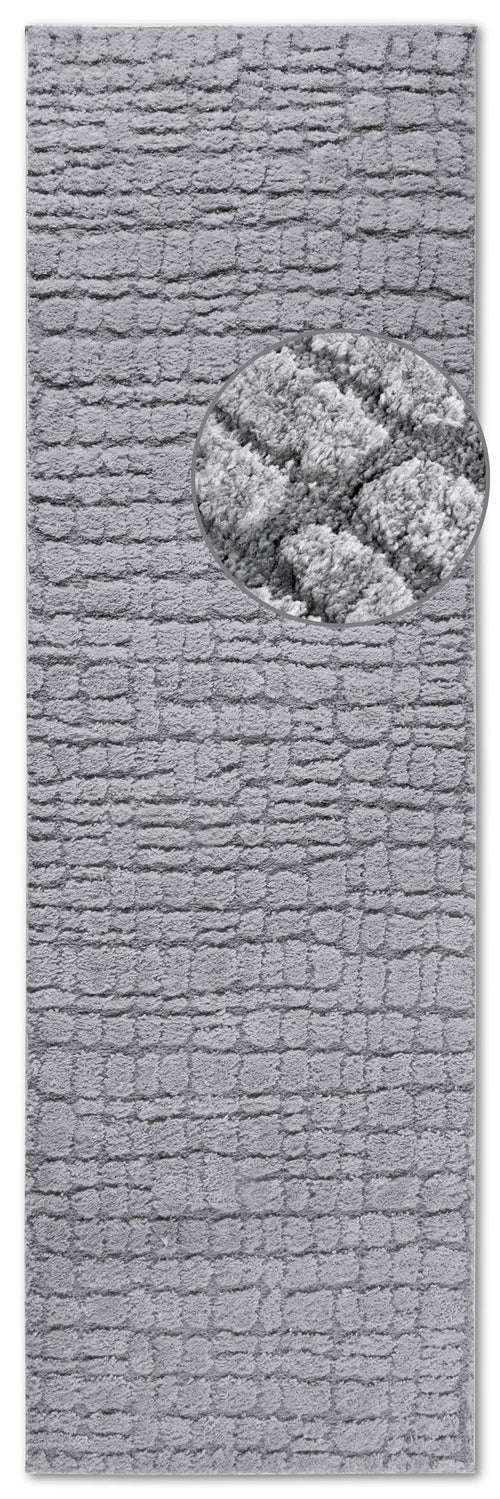 Elle Decoration Gallery High Pile Rug Artistique Light Grey 200x280 cm - vtwonen shop