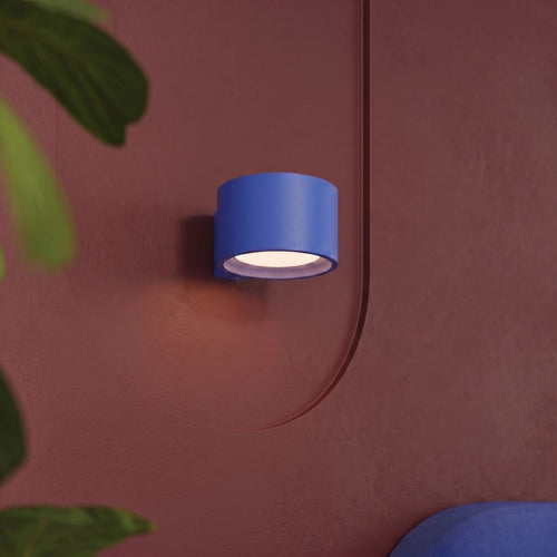 Sollux Lighting Wandlamp MODO 1 ultramarijn Gx53 - 10x12x6cm