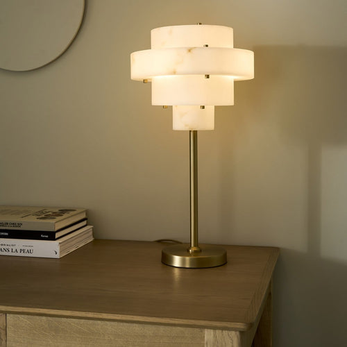 Calicosy - tafellamp SARA - Beige - 56x30x30 cm