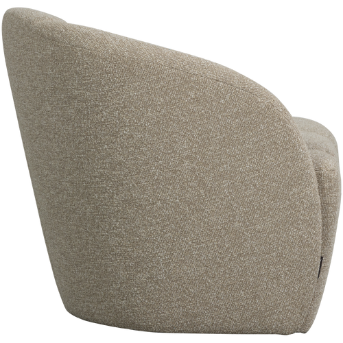 WOOOD 2-zits bankje links Mojo - Polyester - Beige Melange - 73x112x77 - vtwonen shop