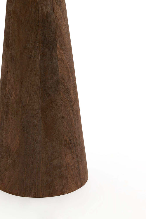 Light & Living bijzettafel DEGO - Ø33x53cm - bruin
