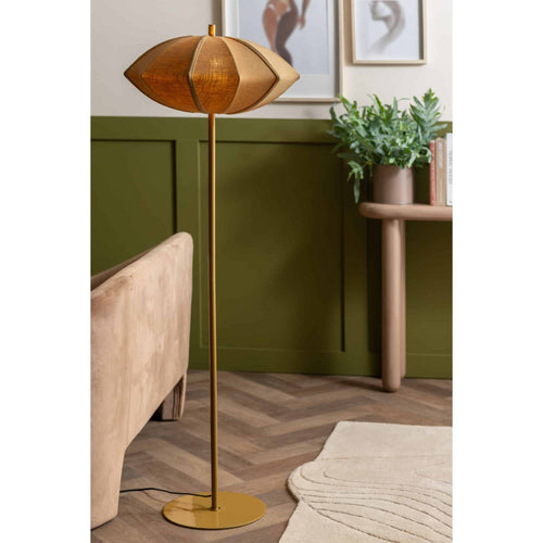 Leitmotiv vloerlamp Paris Disc - groen - Ø50cm
