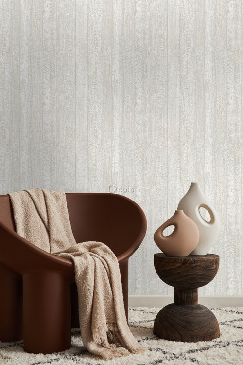 Origin Wallcoverings behang houtmotief beige - 53 cm x 10,05 m - 347528 - vtwonen shop