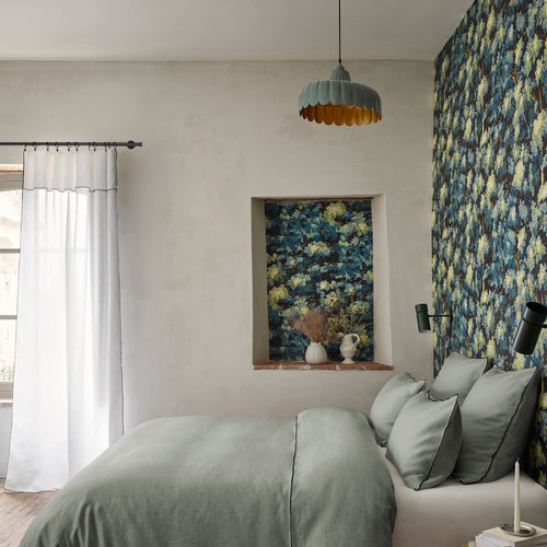 Madura Dekbedovertrek Carlina linde en zwarte hommel 260x240 cm