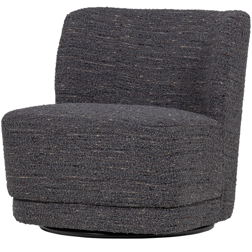 WOOOD draaifauteuil Atty - Grove Melange - Grijs - 75x74x65
