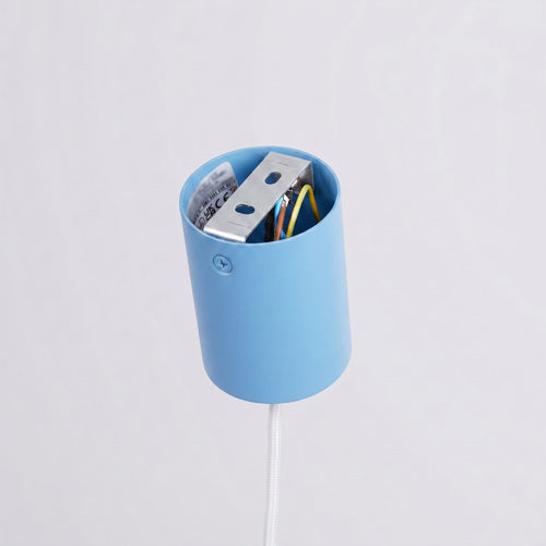 Sollux Lighting Hanglamp NOX 40 lichtblauw - 40x40x135cm