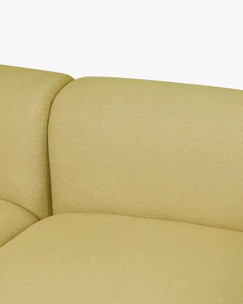 noo.ma Flom 3-zits bank Yellow Pear - soft comfort, 262x96,5x68 cm