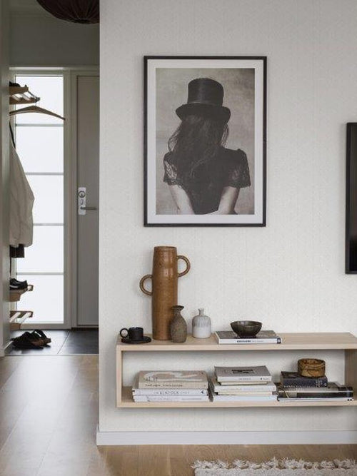 Borastapeter behang art deco motief wit - 53 cm x 11.2 m - 660137 - vtwonen shop