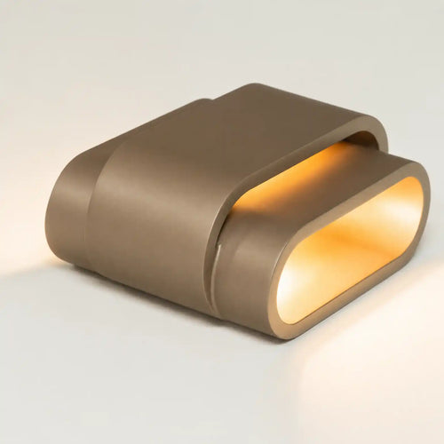 Artdelight wandlamp Metz - 2 lichts - 9  x 16   cm - champange