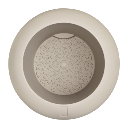 elho amber roll low 43 balanced beige | Bloempot |Premium statementdesign