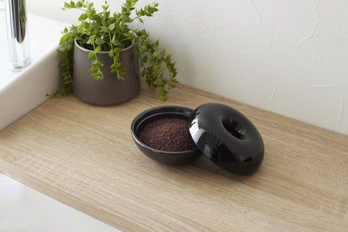 Yamazaki Keramische Luchtverfrisser Houder - Tower - Zwart - vtwonen shop