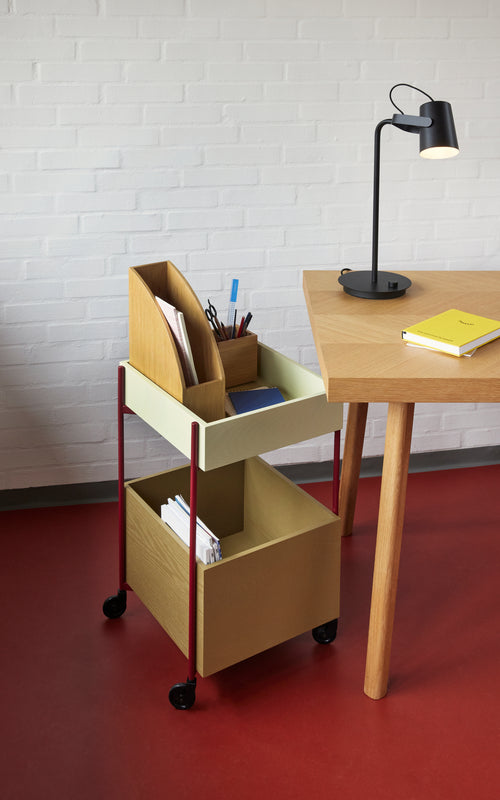Hübsch trolley Fresh - essenhout/mdf - 42x40xh70cm
