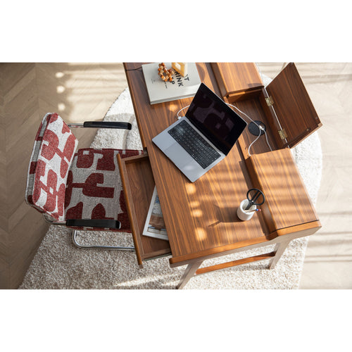 Zuiver Kaat Bureau Walnootkleur - Bruin