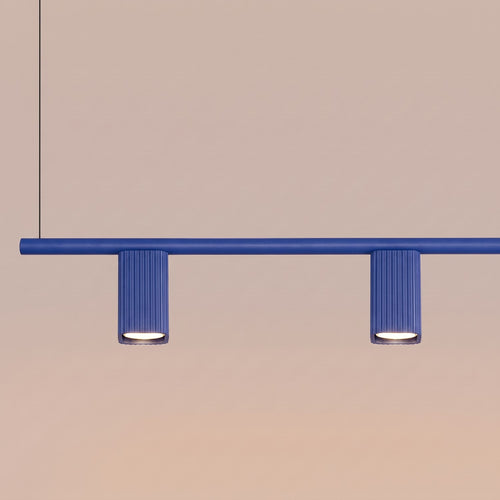 Sollux Lighting Kroonluchter RAYO 4 ultramarijn - 122x6x208cm
