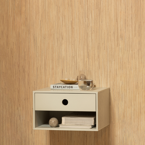 WOOOD hangend nachtkastje Nancy  - MDF - Mist - 20x34x30