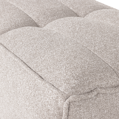 vtwonen hocker Cluster - Bouclé - Zand/Beige - 45x104x60