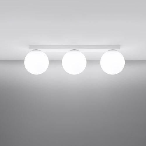 Sollux Lighting Plafondlamp YOLI 3 wit - 50x12x14,5cm