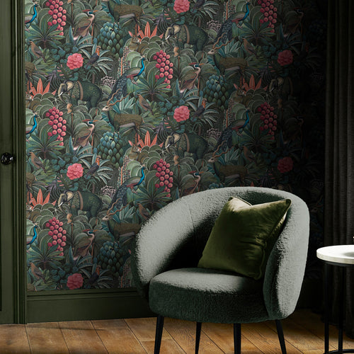 Graham & Brown Vliesbehang - Jungle Jamboree Green