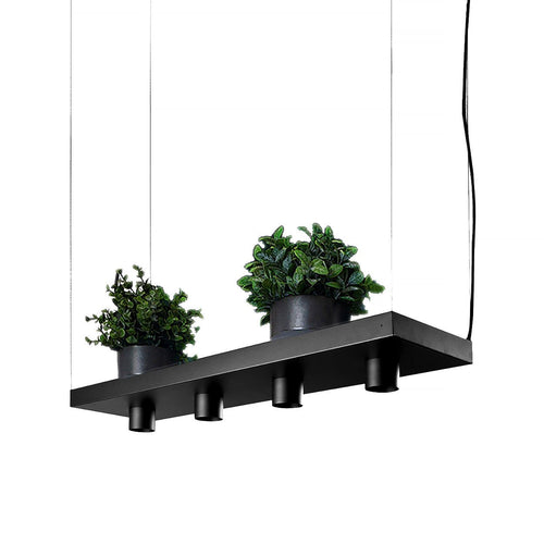 Nowodvorski hanglamp Plant - 4 lichts - 80  x 150   cm - zwart - vtwonen shop