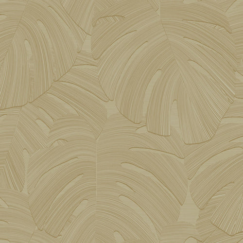 Origin Wallcoverings behang tropische bladeren zand beige - 53 cm x 10.05 m - 348025 - vtwonen shop
