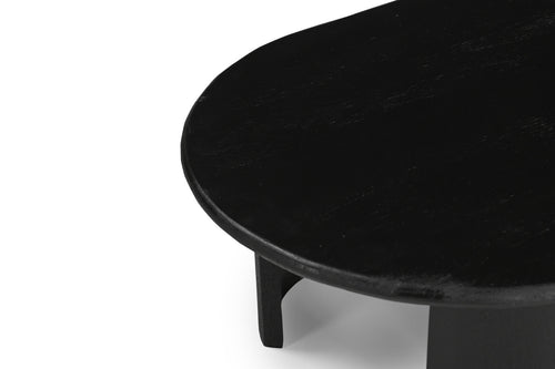 Giga Meubel Salontafel Maikel - Ovaal - Mangohout - 120cm