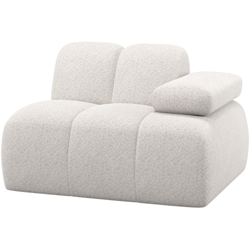 WOOOD 1-zits element bank arm rechts Mojo - Wollig - Ecru - 74x124x97 - vtwonen shop