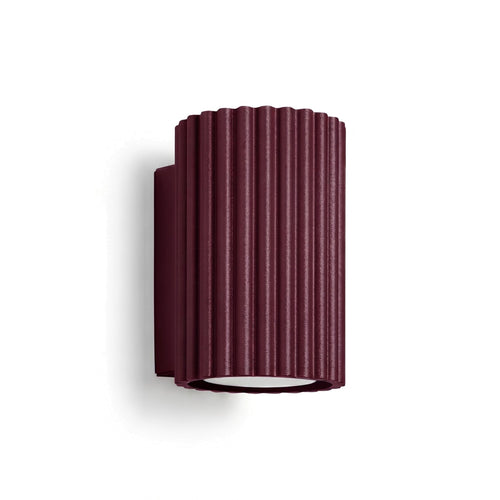 Sollux Lighting Wandlamp KARBON 10 bordeaux - 6,5x8,5x10cm