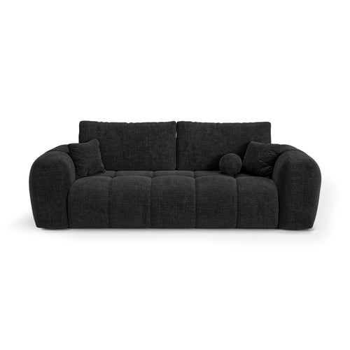 Premium Interiors - Slaapbank met opbergruimte SKY - kruisweefsel donker antraciet 260cm